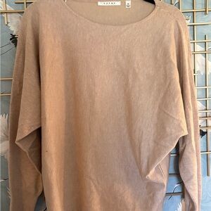 Cyrus Sculpted Dolman Knit- Oatmeal Cookie